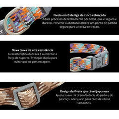 Coleira Reflexiva para Cães - Safepet C - COLEIRA -06