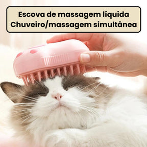 Escova a Vapor 3 em 1 para Cães e Gatos - Elebri