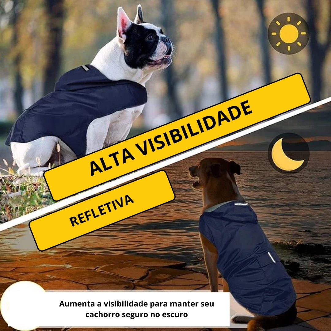 Corta Vento Impermeável Para Cães - DogRain