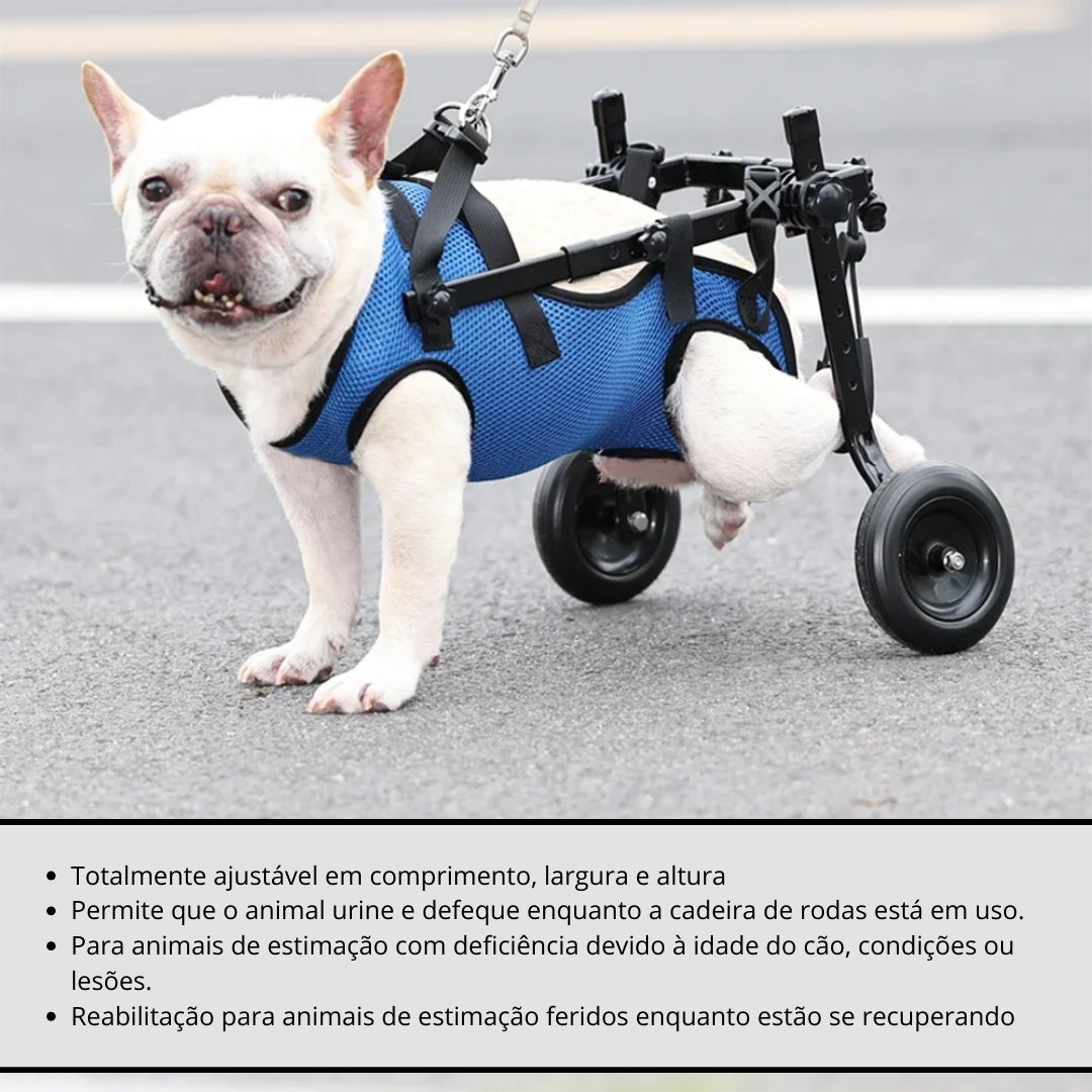 Cadeira de Rodas Para Cachorro - Aid Car S - CADEIRA DE RODA - 01