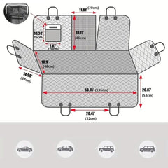 Protetor Para Assento de Carro Universal - Carix Preto A - Assento carro - 15