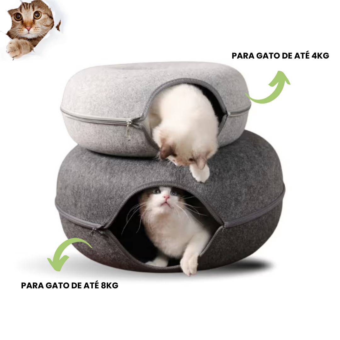 Cama toca túnel para gatos Felinova