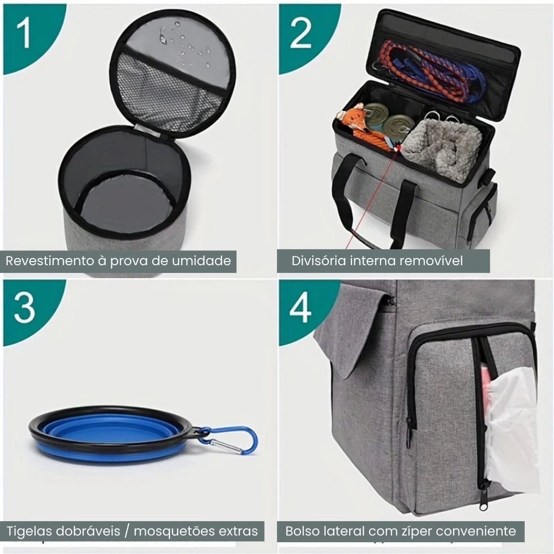 Kit Viagem Completo Para Pets – Luna Kit Viagem - 01