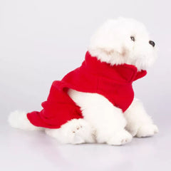 Roupa de Lã Macia para Cães Pequenos Vermelho / PP R - roupas - 09