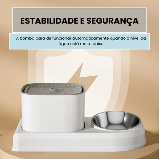 Bebedouro Para Pet Automático 2 em 1 - BebeCo Branco / USB / 3L C - BEBE E COME - 02