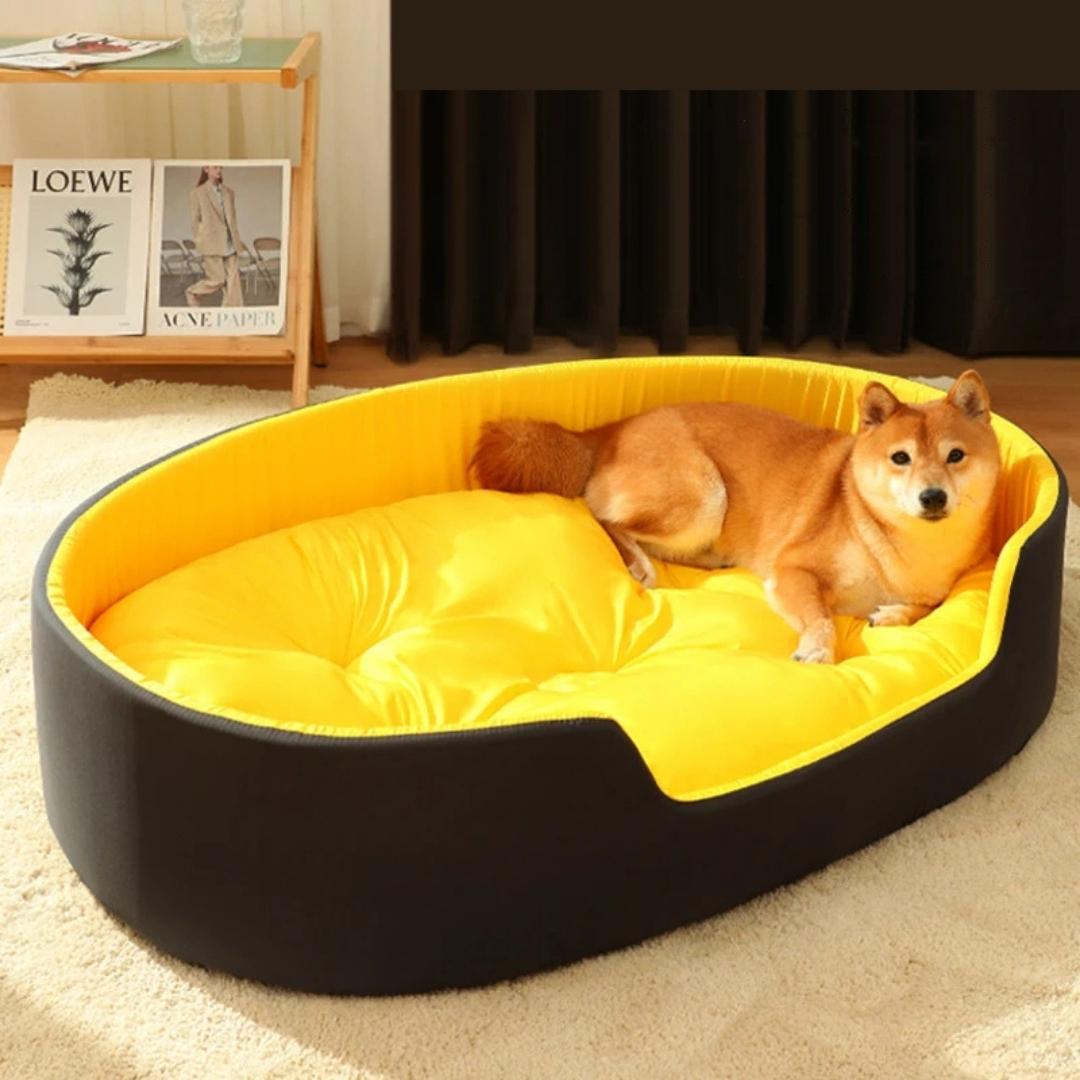Cama macia para pet CushyPets Amarelo / P A - Cama - 01