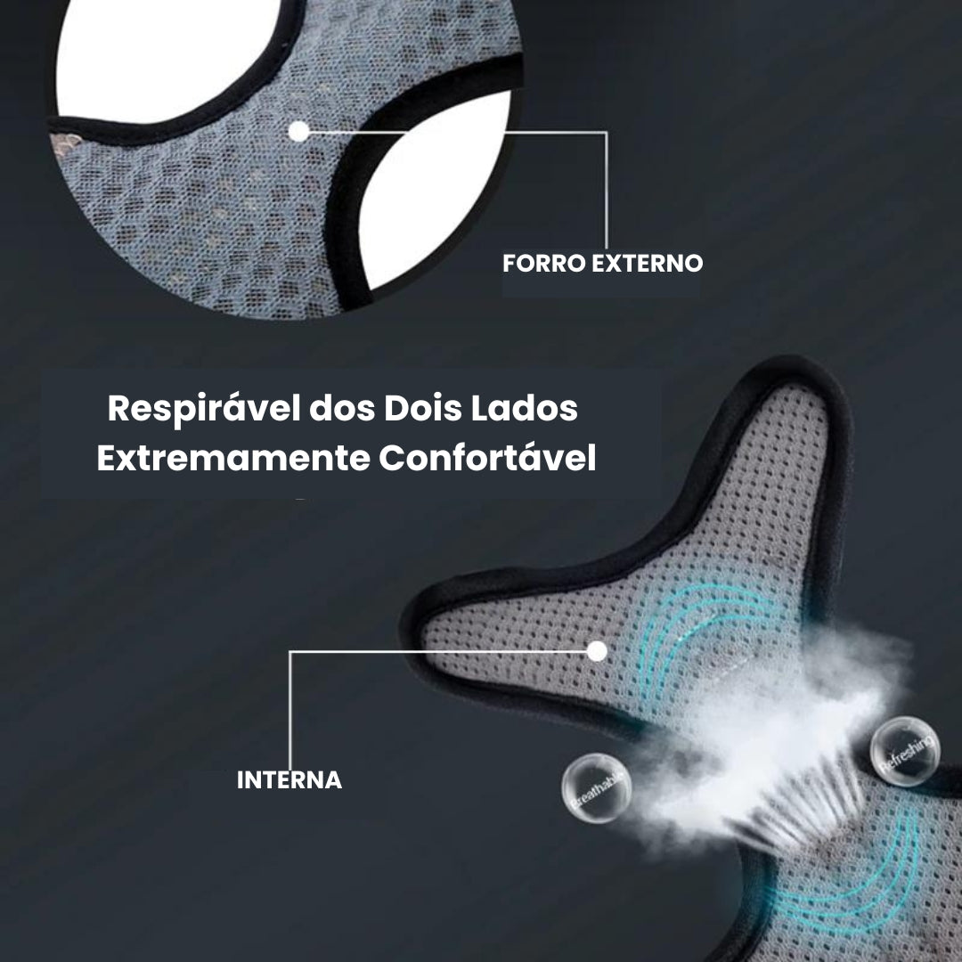Peitoral Com Guia Para Gato - Nova C - PEITORAL GATO - 01