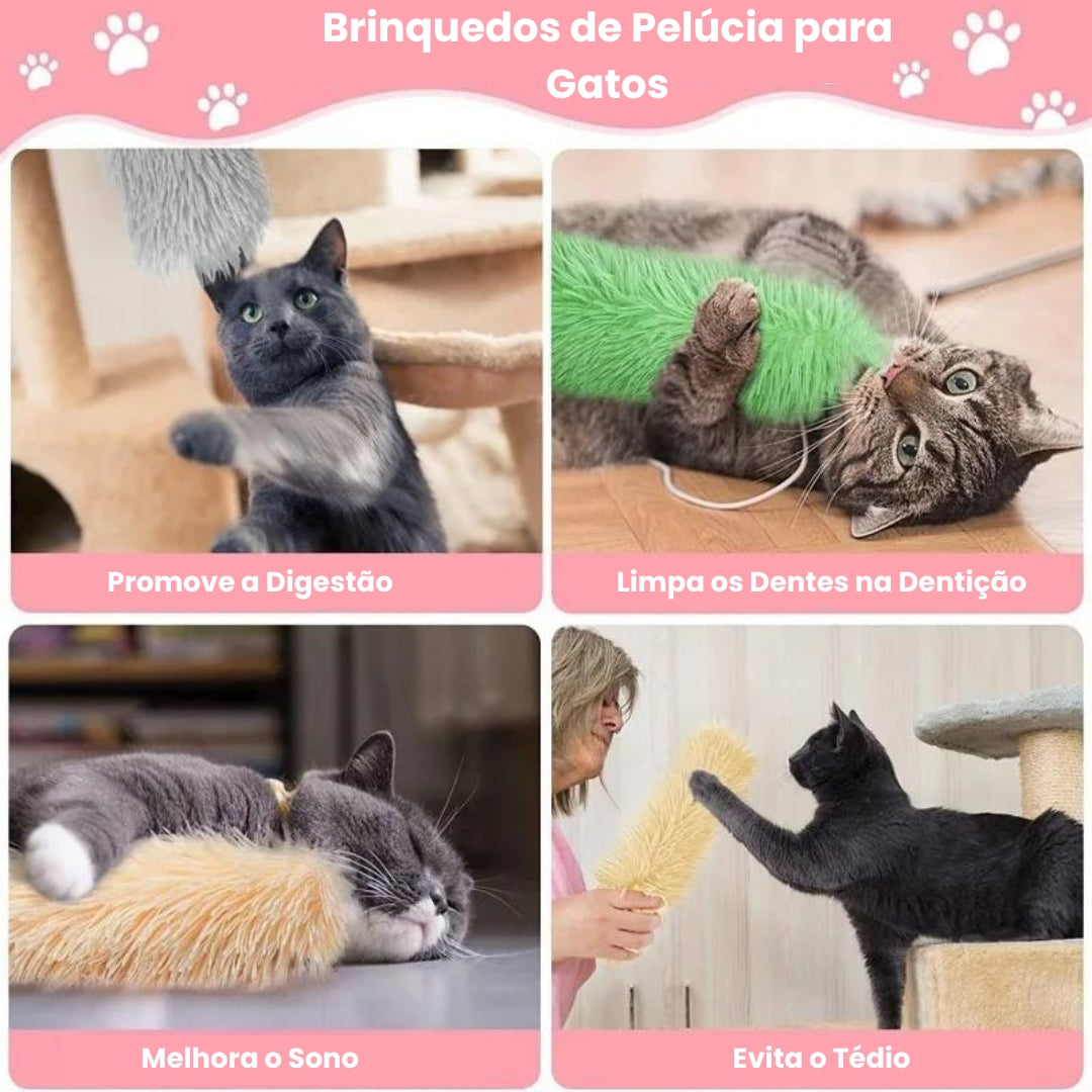 Travesseiro De Pelúcia Para Gatos - Miso