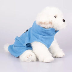Roupa de Lã Macia para Cães Pequenos Azul / PP R - roupas - 09