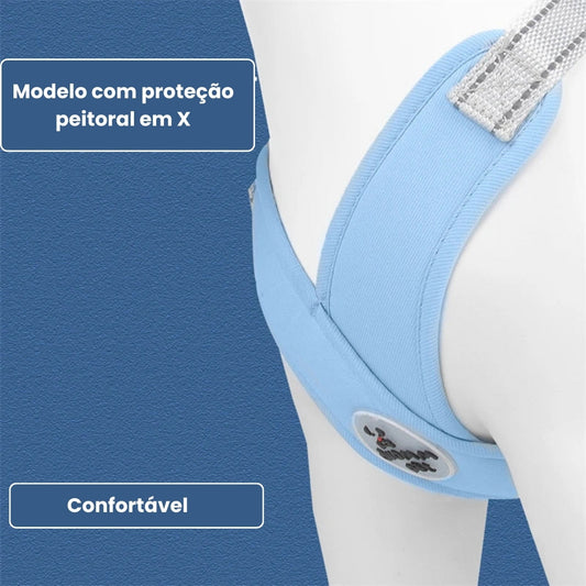 Conjunto de Peitoral e Guia Refletivo Luna C - PEITORAL - LNR2