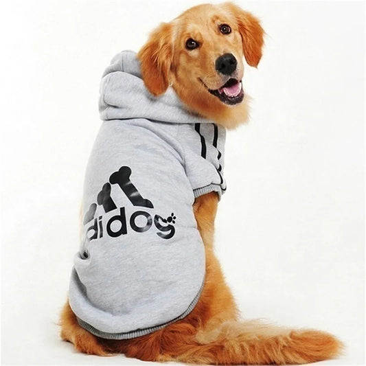 Roupa Esportiva Adidog para Cachorro com Capuz