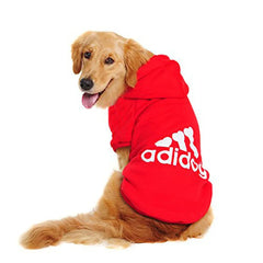 Roupa Esportiva Adidog para Cachorro com Capuz