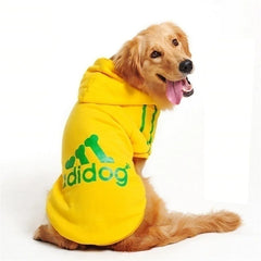 Roupa Esportiva Adidog para Cachorro com Capuz