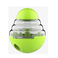 Brinquedo interativo para cães e gatos com dispenser de ração EggToy Verde BI - 02