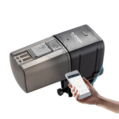 Alimentador Inteligente para Aquário Wi-Fi AquaFeed Preto A - alimentador aquário - 01