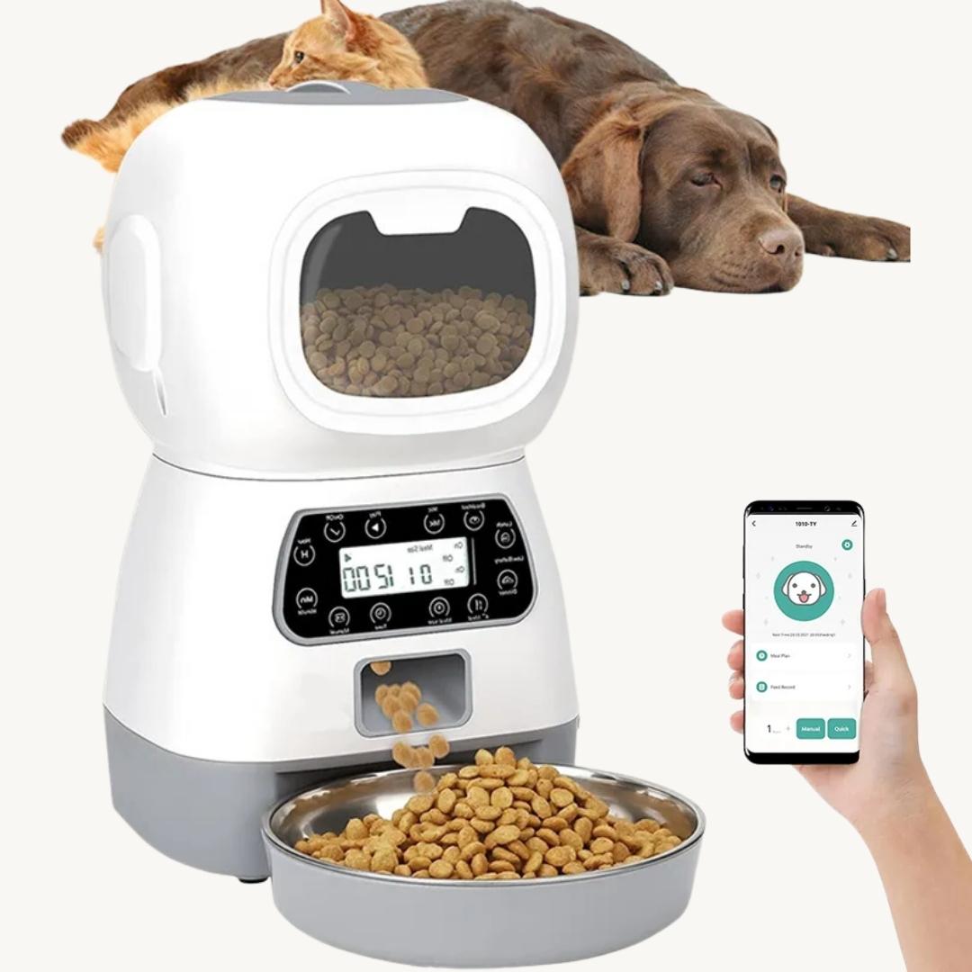 Alimentador automático para Pets com Wifi