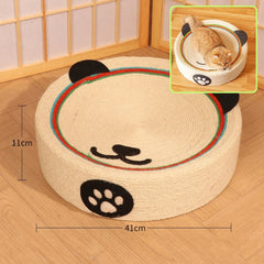 Cama e Arranhador para Gatos 2 em 1 Panda / 41cmx11cm A - Arranhador - 02