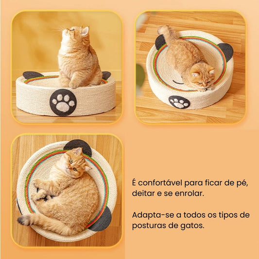 Cama e Arranhador para Gatos 2 em 1 A - Arranhador - 02