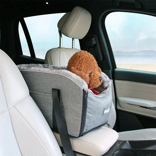 Assento de Carro Seguro para Transporte de Pet Kitty Cinza / 45x22x25cm A - Assento carro - 02