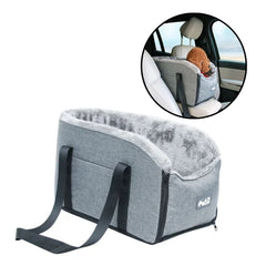 Assento de Carro Seguro para Transporte de Pet Kitty Cinza / 45x22x25cm A - Assento carro - 02