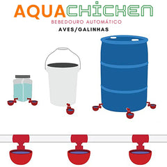 Bebedouro automático para galinhas AquaChicken