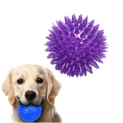 Bola Mastigável para Limpeza de Dentes de Cães Roxo / P - 6.5CM B - Bola - 03