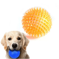 Bola Mastigável para Limpeza de Dentes de Cães Laranja / P - 6.5CM B - Bola - 03