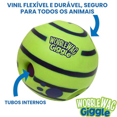 Bola interativa para cães Giggle BB - 02