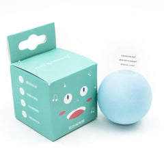 Bolinha com sons de animais para gatos Verde Eva BB - 01
