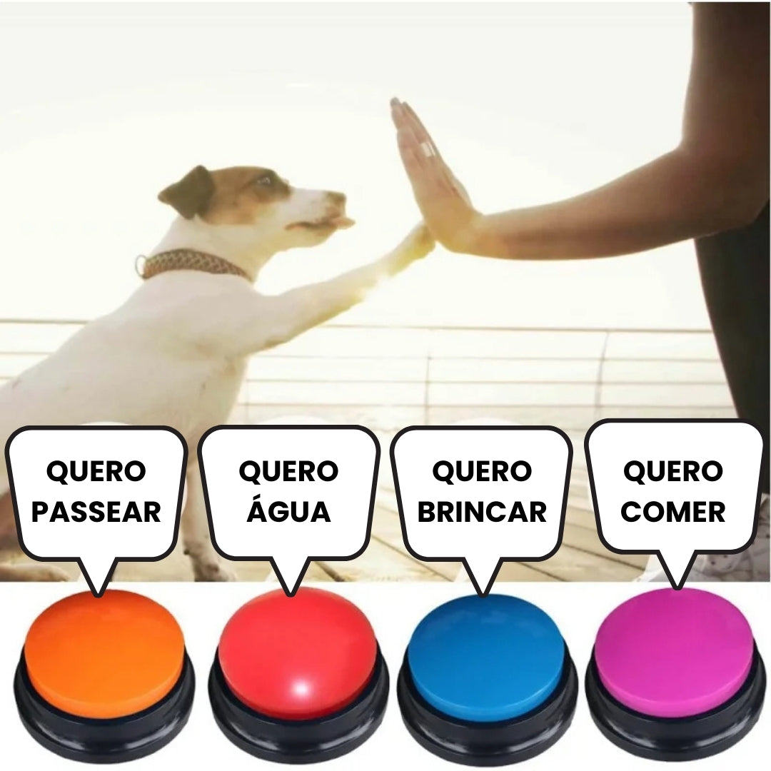 Botão de Treinamento para Cachorros