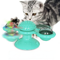 Brinquedo interativo para gatos com compartimento para catnip SpinBalls BI - 04