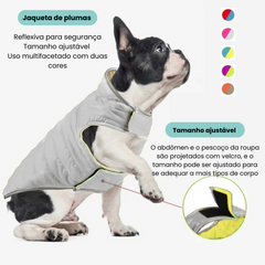 Roupinha de Inverno para Cachorro com Dupla Face