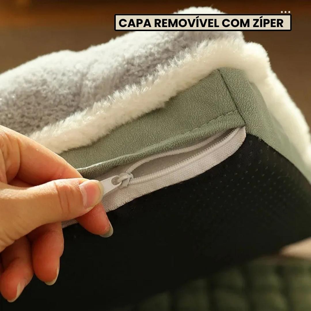 Cama de veludo para cães e gatos NestPet