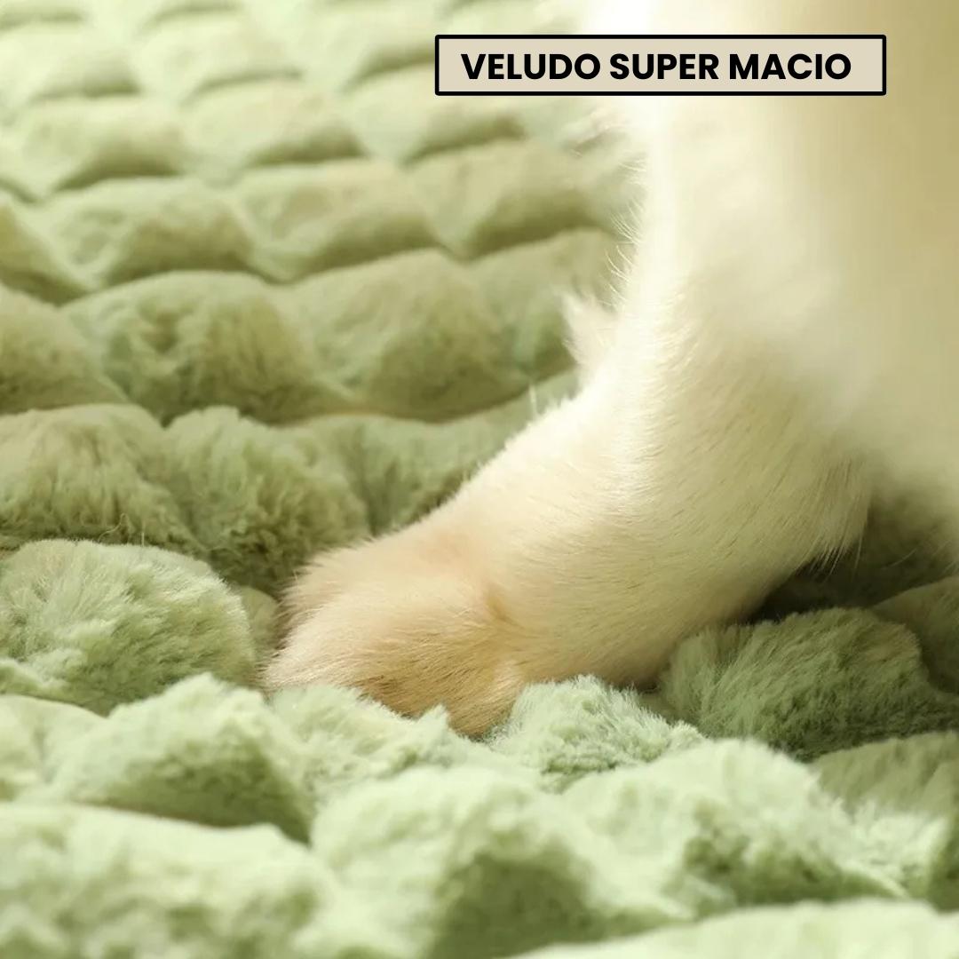 Cama de veludo para cães e gatos NestPet