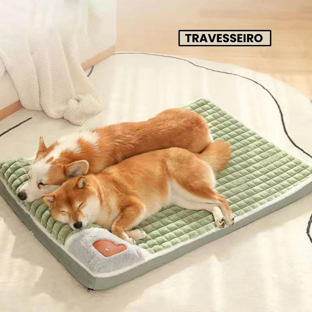 Cama de veludo para cães e gatos NestPet