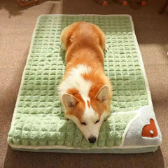 Cama de veludo para cães e gatos NestPet SC - 04