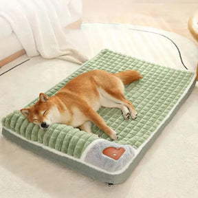 Cama de veludo para cães e gatos NestPet