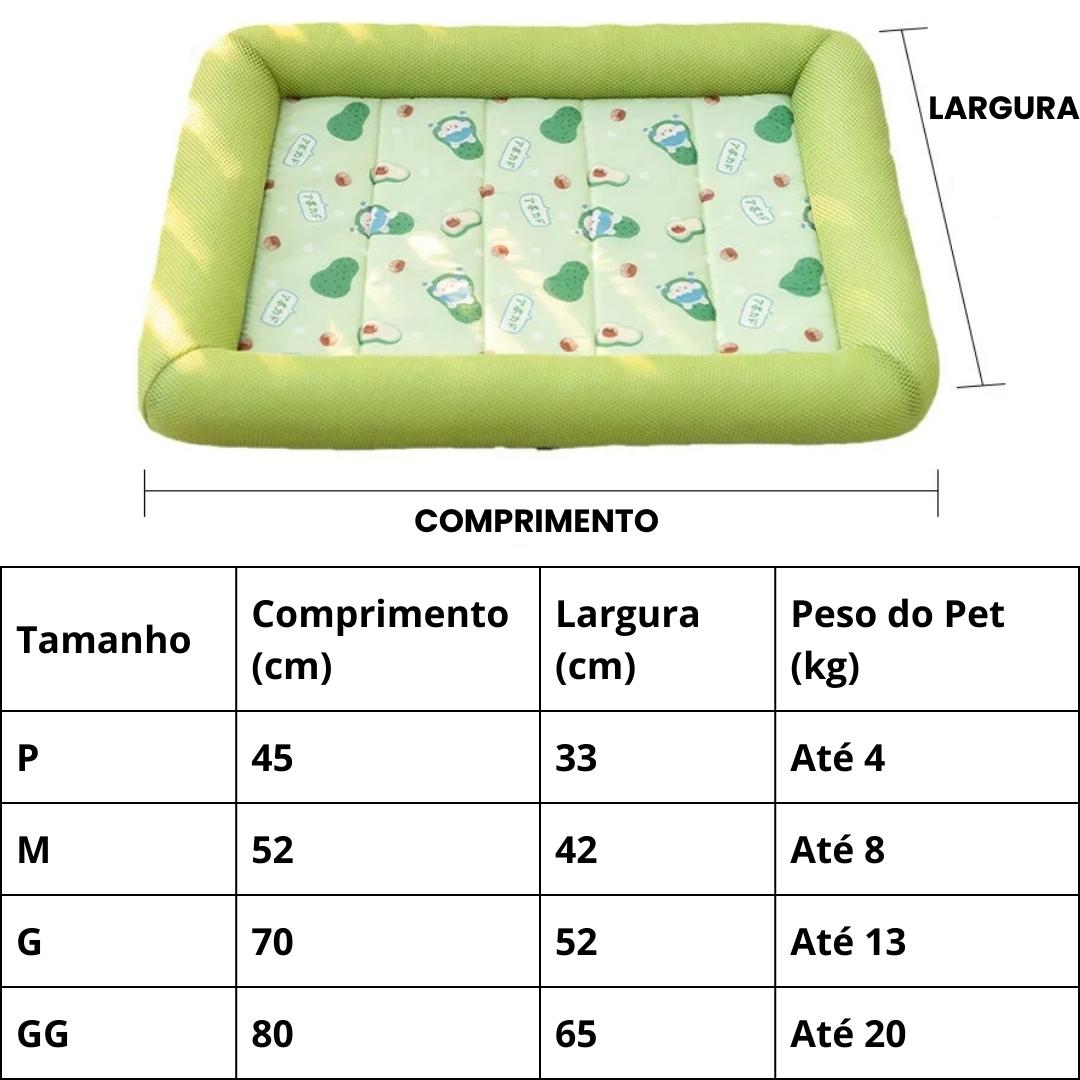 Cama gelada para cachorro e gato Oasis