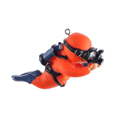 Boneco Flutuante Mergulhador para Aquário Laranja Fotógrafo A - Mergulhador aquario - 01