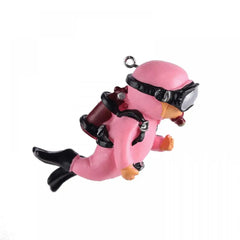 Boneco Flutuante Mergulhador para Aquário Rosa Mergulhador A - Mergulhador aquario - 01
