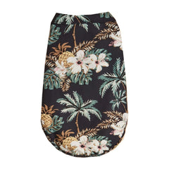 Camisa Florida para Cachorros Preto Flor / PP A - Camisa - 01