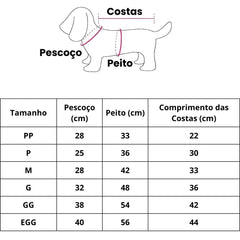 Capa de chuva para cachorro ajustável ProShield AC - 05