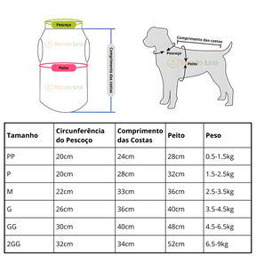 Casaco Acolchoado à Prova de Vento para Cães Pequenos