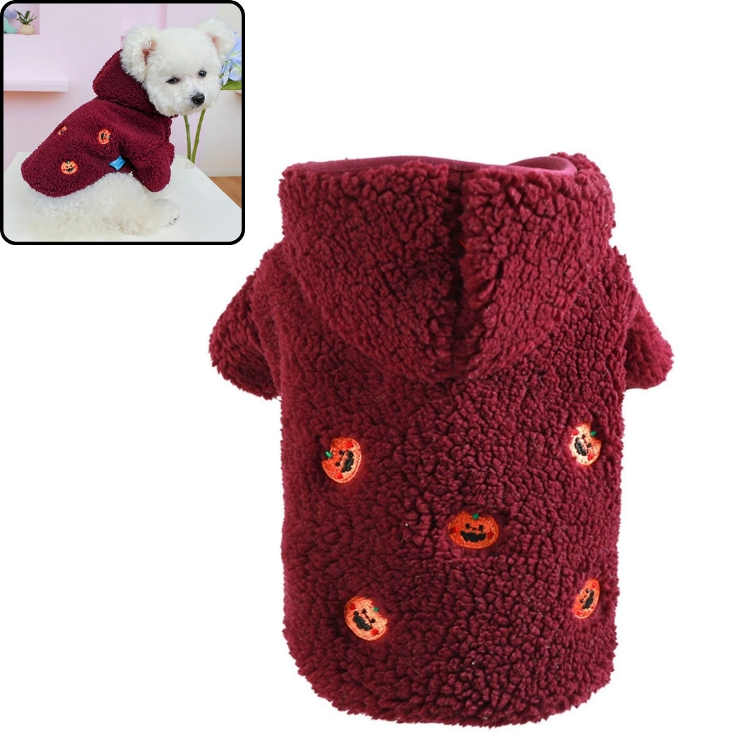 Casaco de Inverno com Capuz para Pet Roxo / PP 1-1.5kg R - Roupas - 25