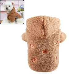Casaco de Inverno com Capuz para Pet Marrom / PP 1-1.5kg R - Roupas - 25