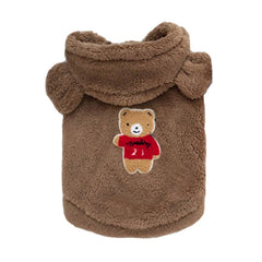 Casaco de Lã para Cães Marrom / P R - Roupas - 15