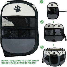 Cercadinho barraca para pets dobrável DogsPlay