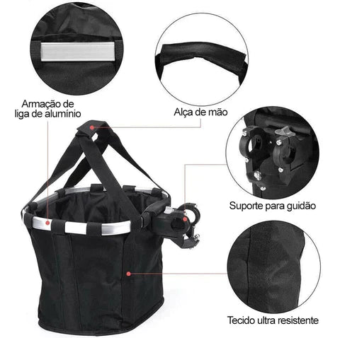 Cestinha de Bike para Cachorro A - Cestinha - 01