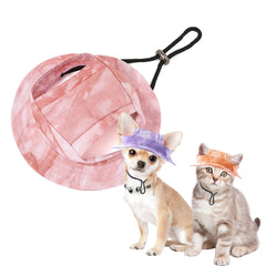Chapéu de Verão para Cães e Gatos SunPet Rosa / P A - Chapeu - 01