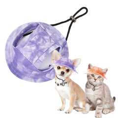 Chapéu de Verão para Cães e Gatos SunPet Roxo / P A - Chapeu - 01